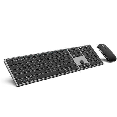 keyboard mouse Multi Device Bluetooth Keyboard and Mouse   Jelly Comb Full Size Ultra Thin